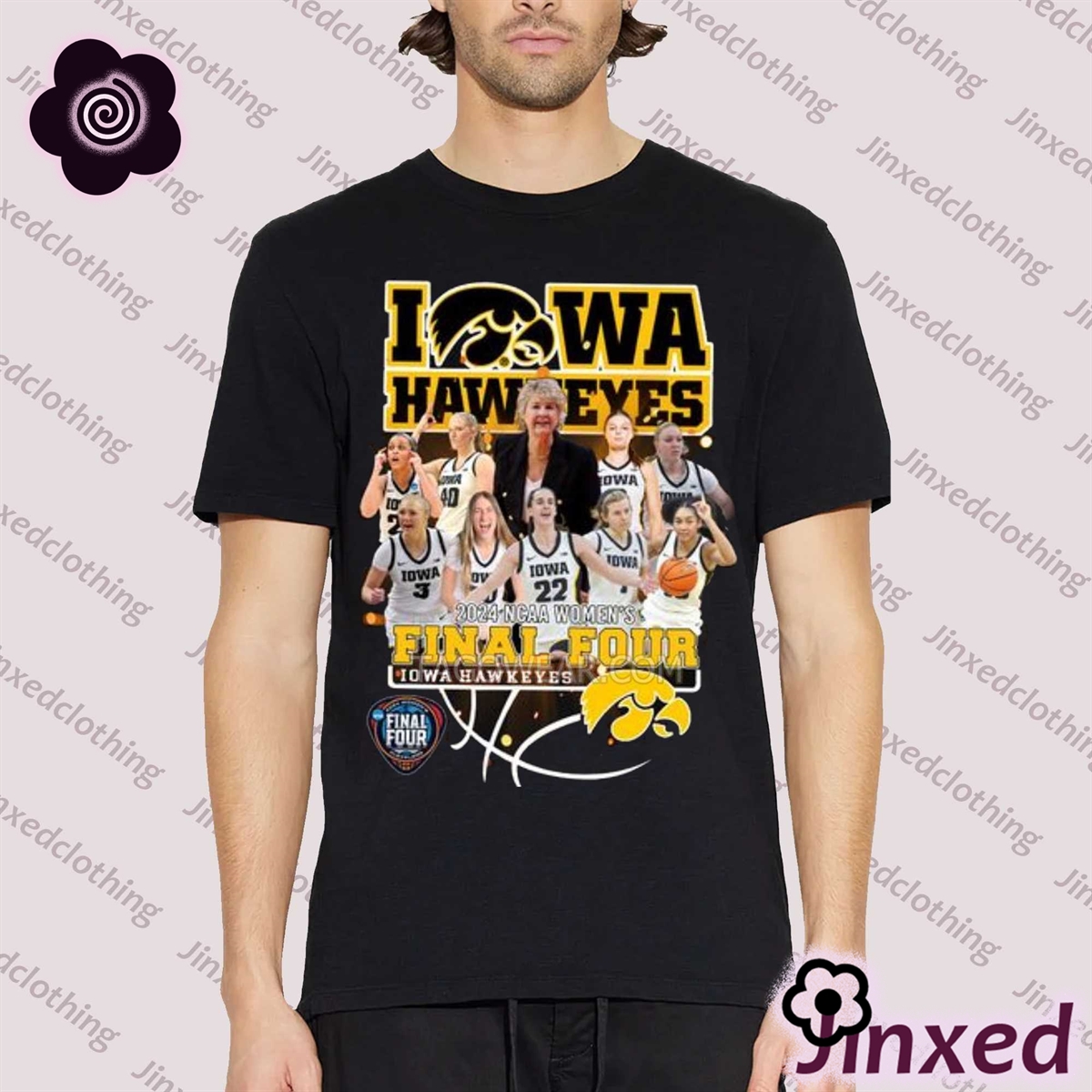 Iowa Hawkeyes 2024 Ncaa Womens Final Four Shirt Sweatshirt 